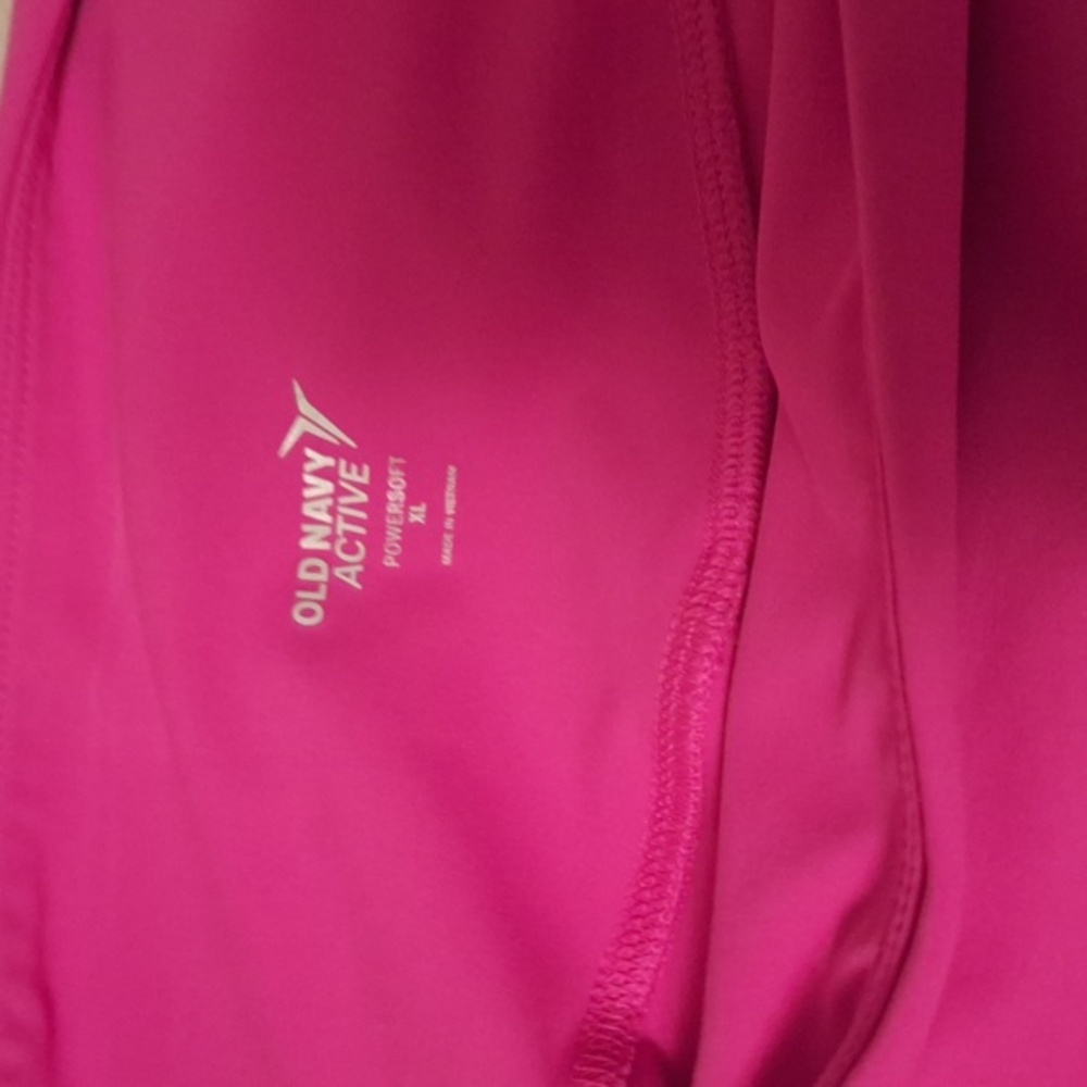Pink sport capris